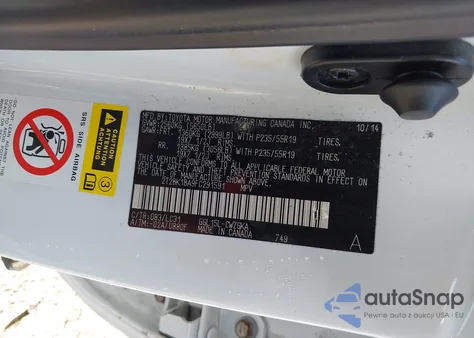 2015 Lexus Rx 350/Base/F Sport из США, поврежденный, VIN 2T2BK1BA9FC291591